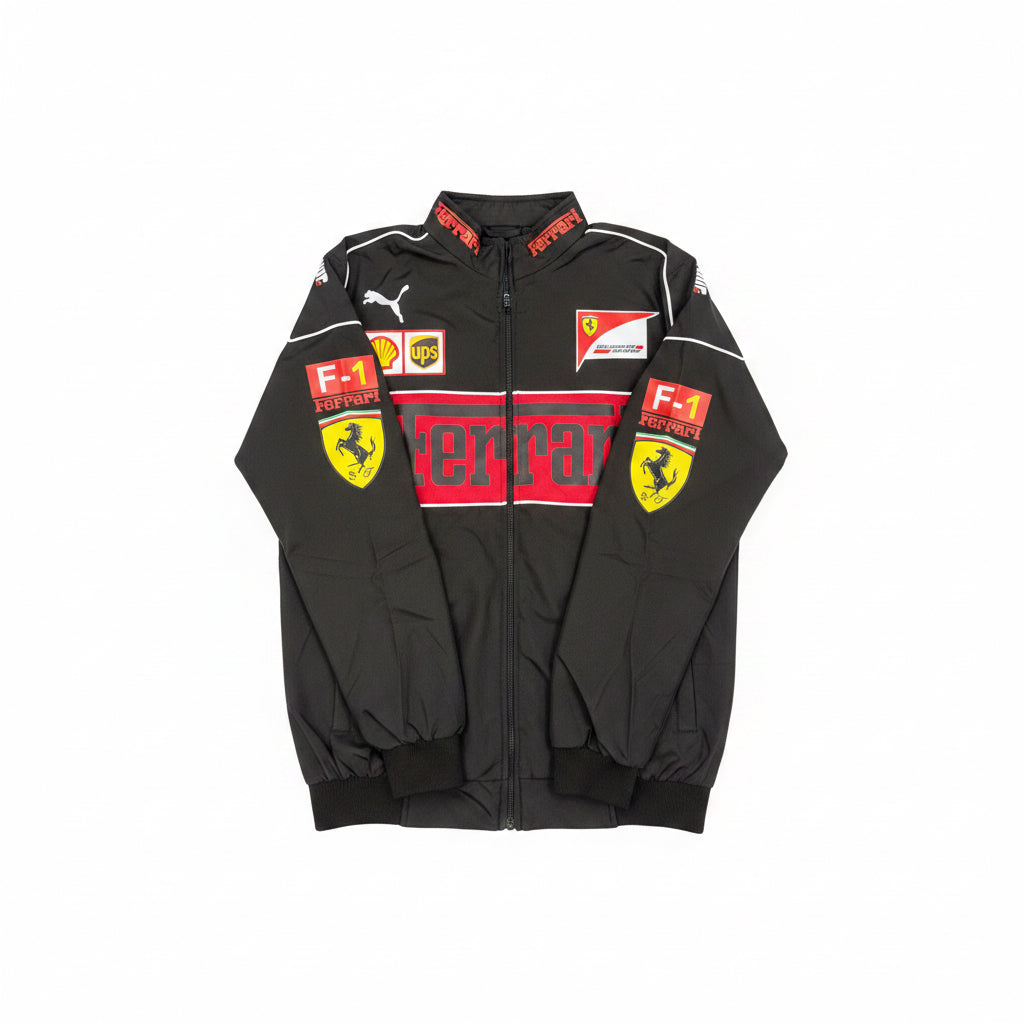Ferrari Formula 1 Vintage Racing Jacket – Black