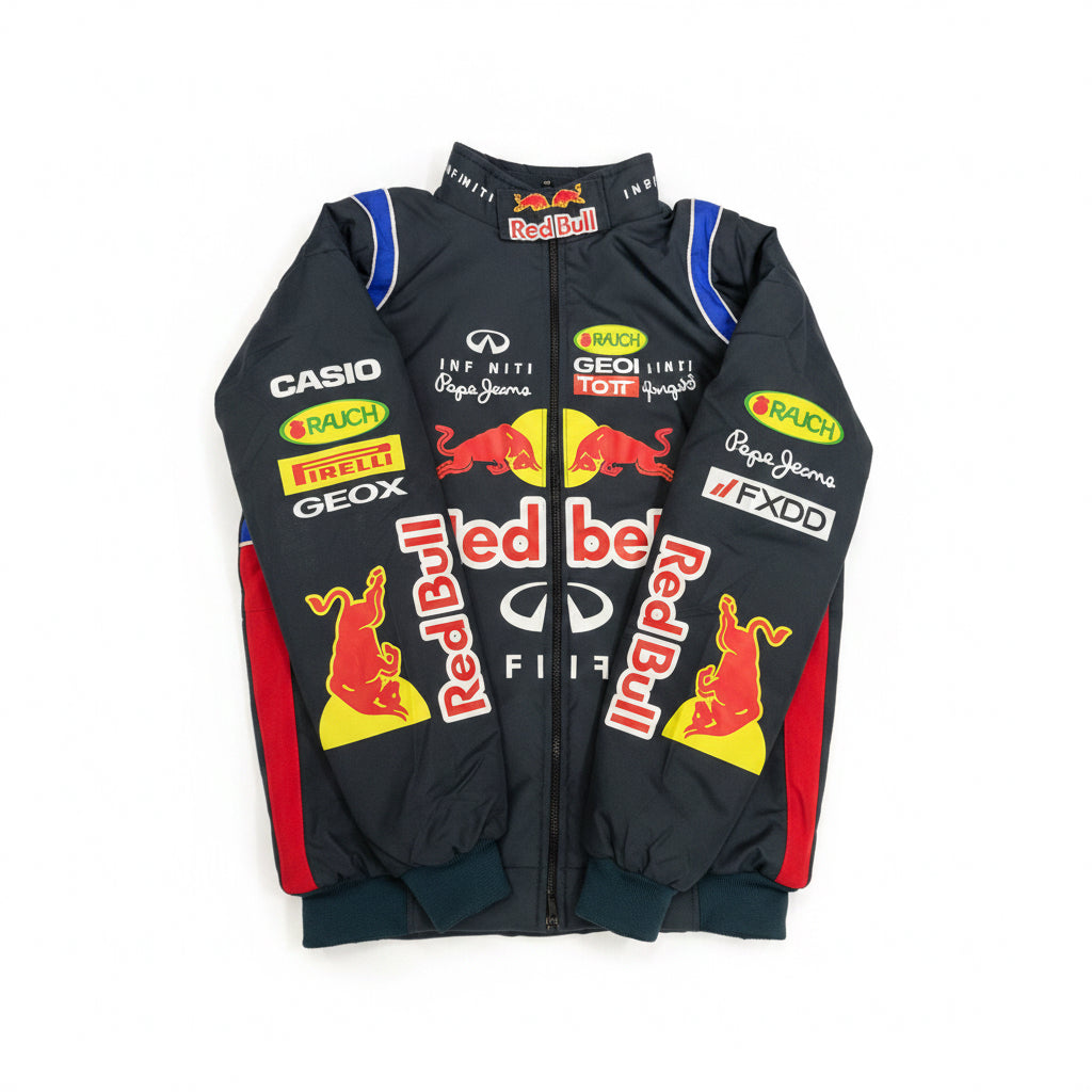 Red Bull Formula 1 Vintage Racing Jacket – Black