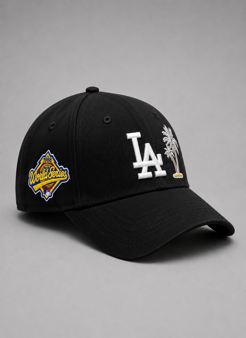 MLB LA Fitted Cap - Black