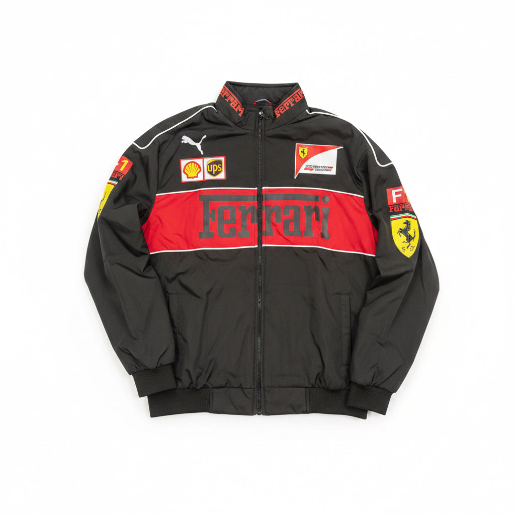 Ferrari Formula 1 Vintage Racing Jacket – Black