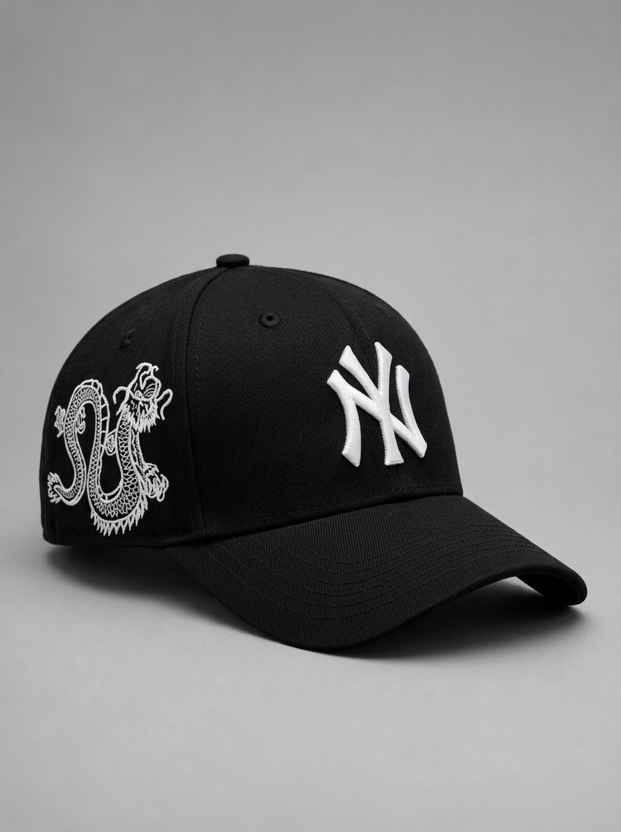 NY Dragon Cap – Shadow Black