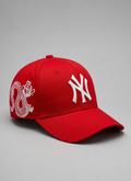 NY Dragon Cap – Crimson Red